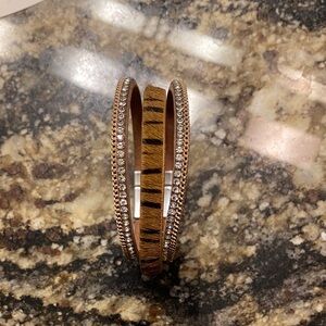 Cheetah print bracelet